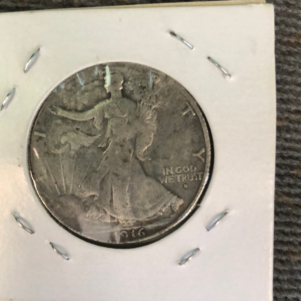 COPY - 1916-D Walking Liberty Silver half dollar